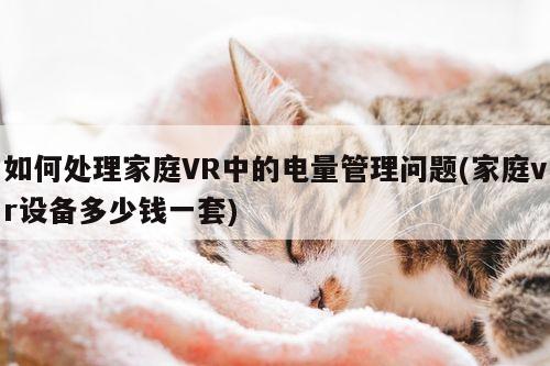 如何处理家庭VR中的电量管理问题(家庭vr设备多少钱一套)：凯发一触即发