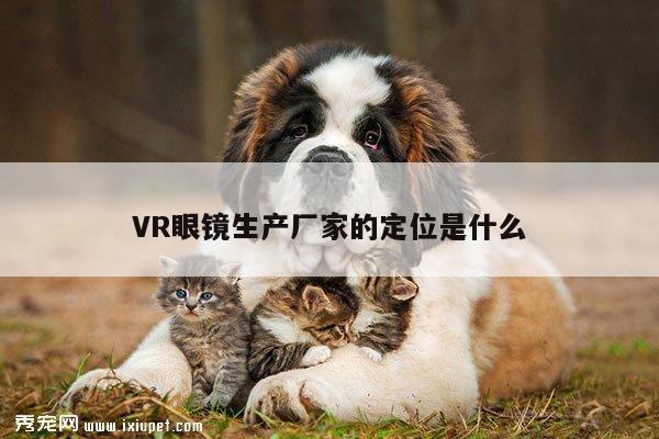 凯发就来凯发天生赢家一触即发-VR眼镜生产厂家的定位是什么