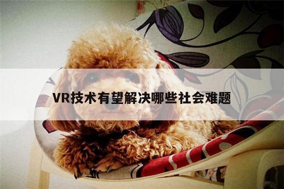 VR技术有望解决哪些社会难题：凯发一触即发